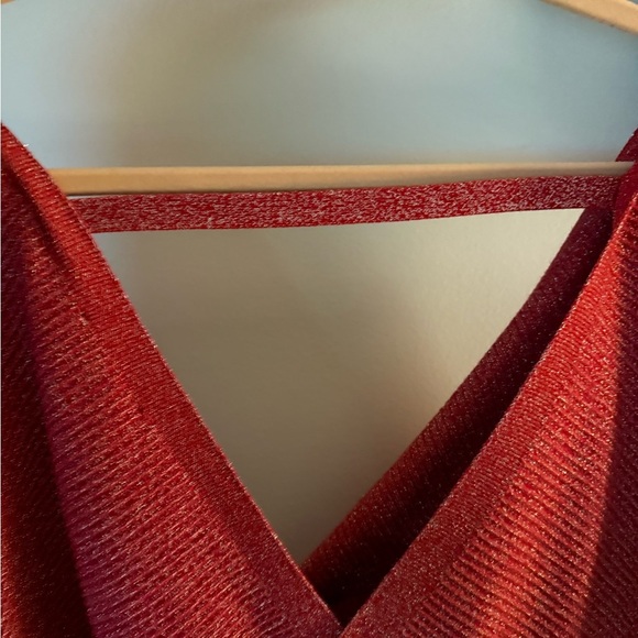 6. INC International Concepts Red Textured Sweater - Picture 2 of 5